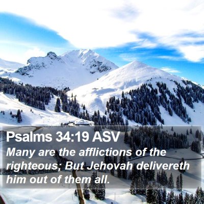 Psalms 34:19 ASV Bible Verse Image