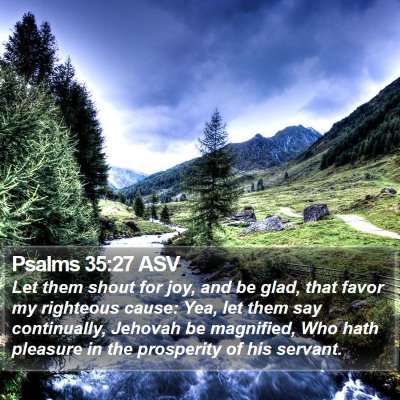 Psalms 35:27 ASV Bible Verse Image