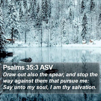 Psalms 35:3 ASV Bible Verse Image