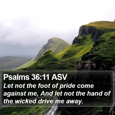 Psalms 36:11 ASV Bible Verse Image