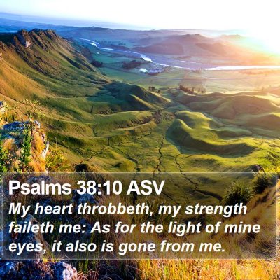 Psalms 38:10 ASV Bible Verse Image