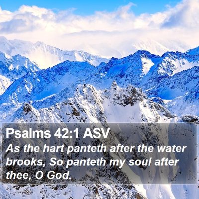 Psalms 42:1 ASV Bible Verse Image