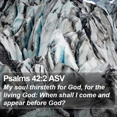 Psalms 42:2 ASV Bible Verse Image