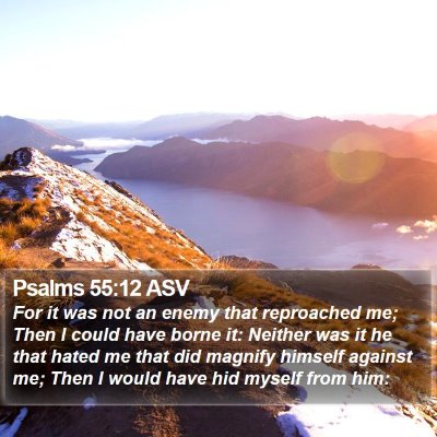 Psalms 55:12 ASV Bible Verse Image