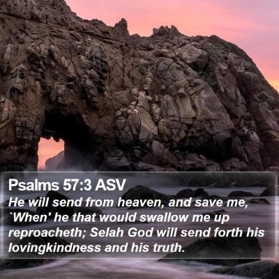Psalms 57:3 ASV Bible Verse Image