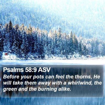 Psalms 58:9 ASV Bible Verse Image