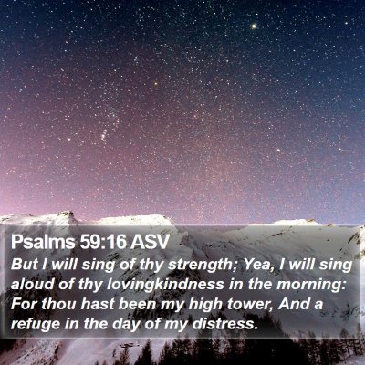 Psalms 59:16 ASV Bible Verse Image