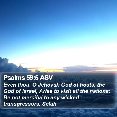 Psalms 59:5 ASV Bible Verse Image