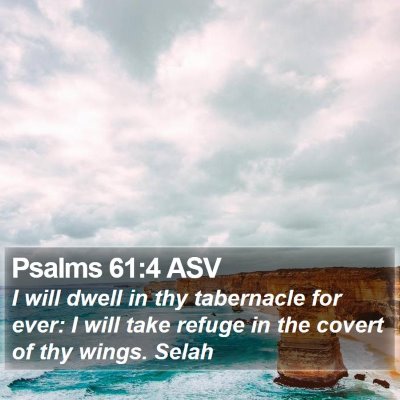 Psalms 61:4 ASV Bible Verse Image