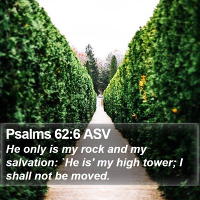 Psalms 62:6 ASV Bible Verse Image