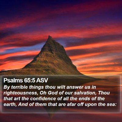 Psalms 65:5 ASV Bible Verse Image