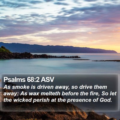 Psalms 68:2 ASV Bible Verse Image