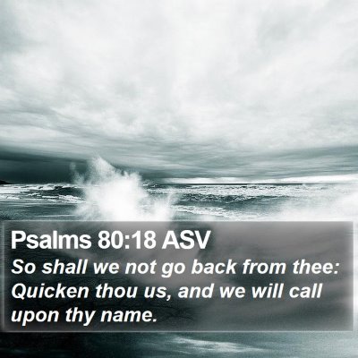 Psalms 80:18 ASV Bible Verse Image