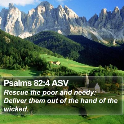 Psalms 82:4 ASV Bible Verse Image