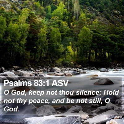 Psalms 83:1 ASV Bible Verse Image