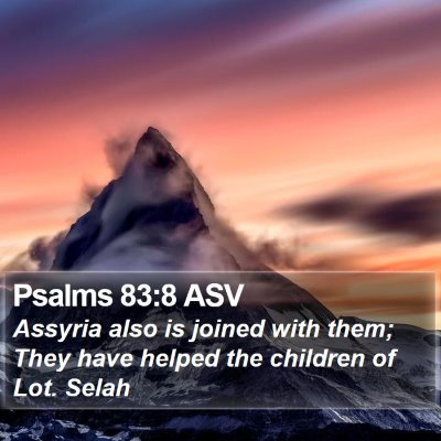 Psalms 83:8 ASV Bible Verse Image
