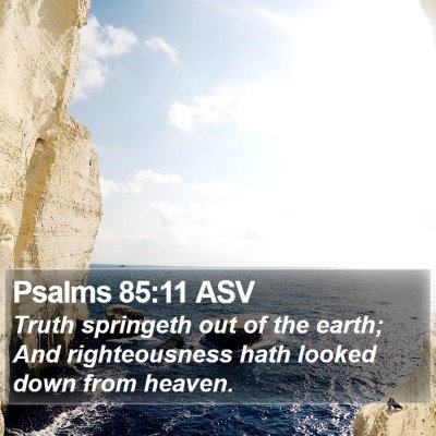 Psalms 85:11 ASV Bible Verse Image