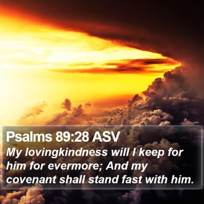 Psalms 89:28 ASV Bible Verse Image