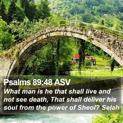 Psalms 89:48 ASV Bible Verse Image