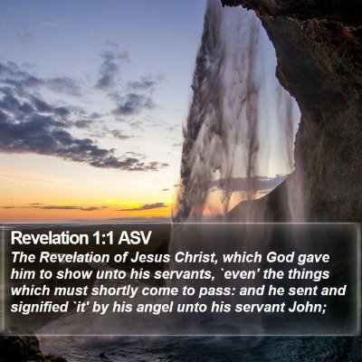 Revelation 1:1 ASV Bible Verse Image
