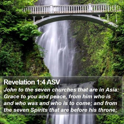 Revelation 1:4 ASV Bible Verse Image
