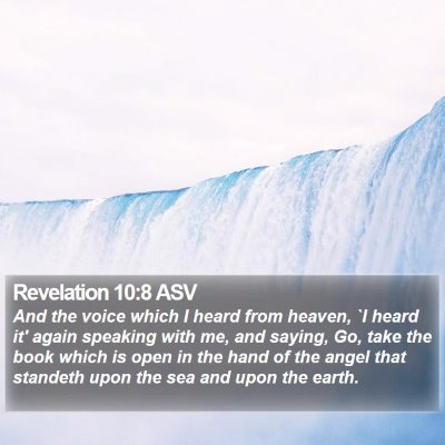 Revelation 10:8 ASV Bible Verse Image