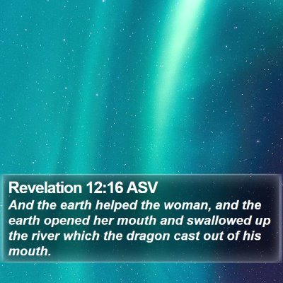Revelation 12:16 ASV Bible Verse Image