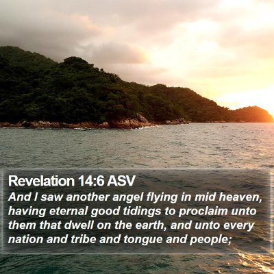 Revelation 14:6 ASV Bible Verse Image