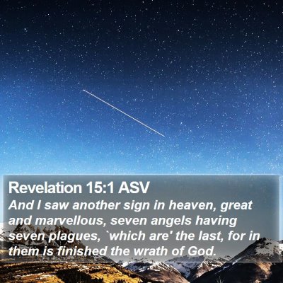 Revelation 15:1 ASV Bible Verse Image