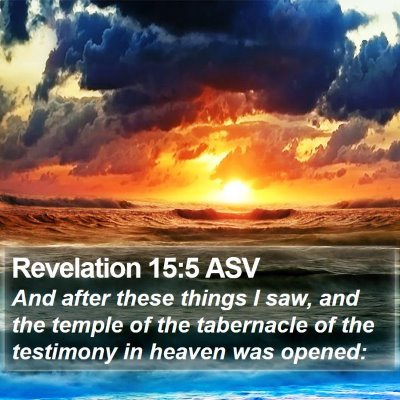 Revelation 15:5 ASV Bible Verse Image