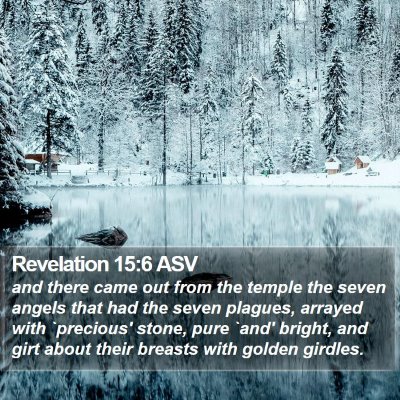 Revelation 15:6 ASV Bible Verse Image