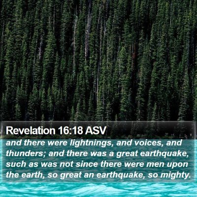 Revelation 16:18 ASV Bible Verse Image