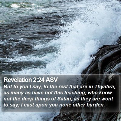 Revelation 2:24 ASV Bible Verse Image