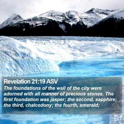 Revelation 21:19 ASV Bible Verse Image
