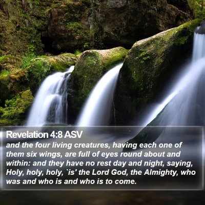 Revelation 4:8 ASV Bible Verse Image