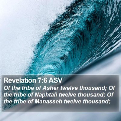 Revelation 7:6 ASV Bible Verse Image