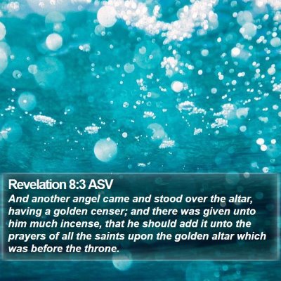 Revelation 8:3 ASV Bible Verse Image