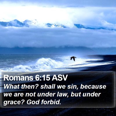 Romans 6:15 ASV Bible Verse Image