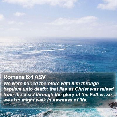 Romans 6:4 ASV Bible Verse Image