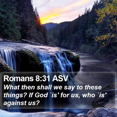 Romans 8:31 ASV Bible Verse Image