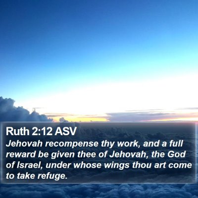 Ruth 2:12 ASV Bible Verse Image
