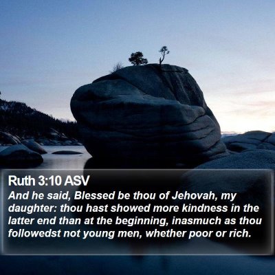 Ruth 3:10 ASV Bible Verse Image