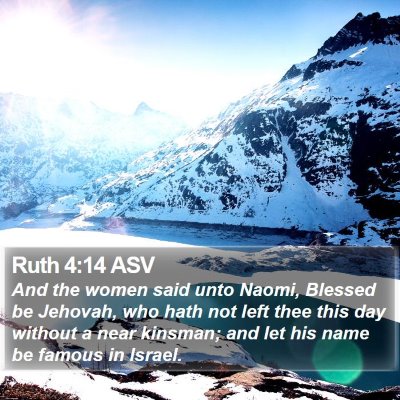 Ruth 4:14 ASV Bible Verse Image