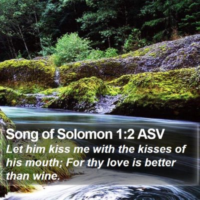 Song of Solomon 1:2 ASV Bible Verse Image