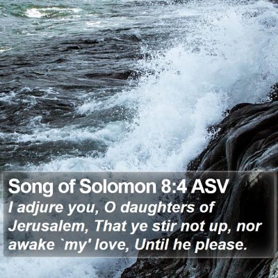 Song of Solomon 8:4 ASV Bible Verse Image