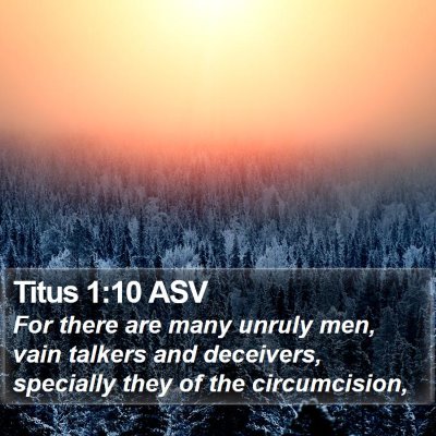 Titus 1:10 ASV Bible Verse Image