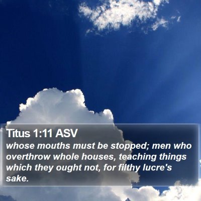 Titus 1:11 ASV Bible Verse Image