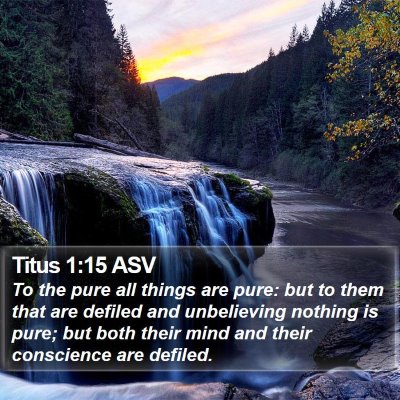 Titus 1:15 ASV Bible Verse Image
