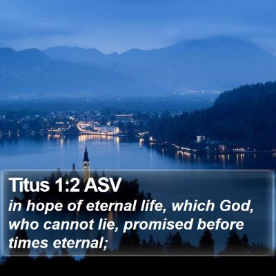 Titus 1:2 ASV Bible Verse Image