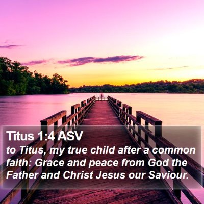 Titus 1:4 ASV Bible Verse Image
